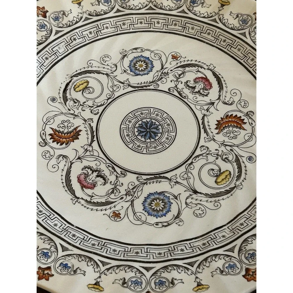 Copeland Spode Florence Earthenware Scalloped Dinner Plate 10